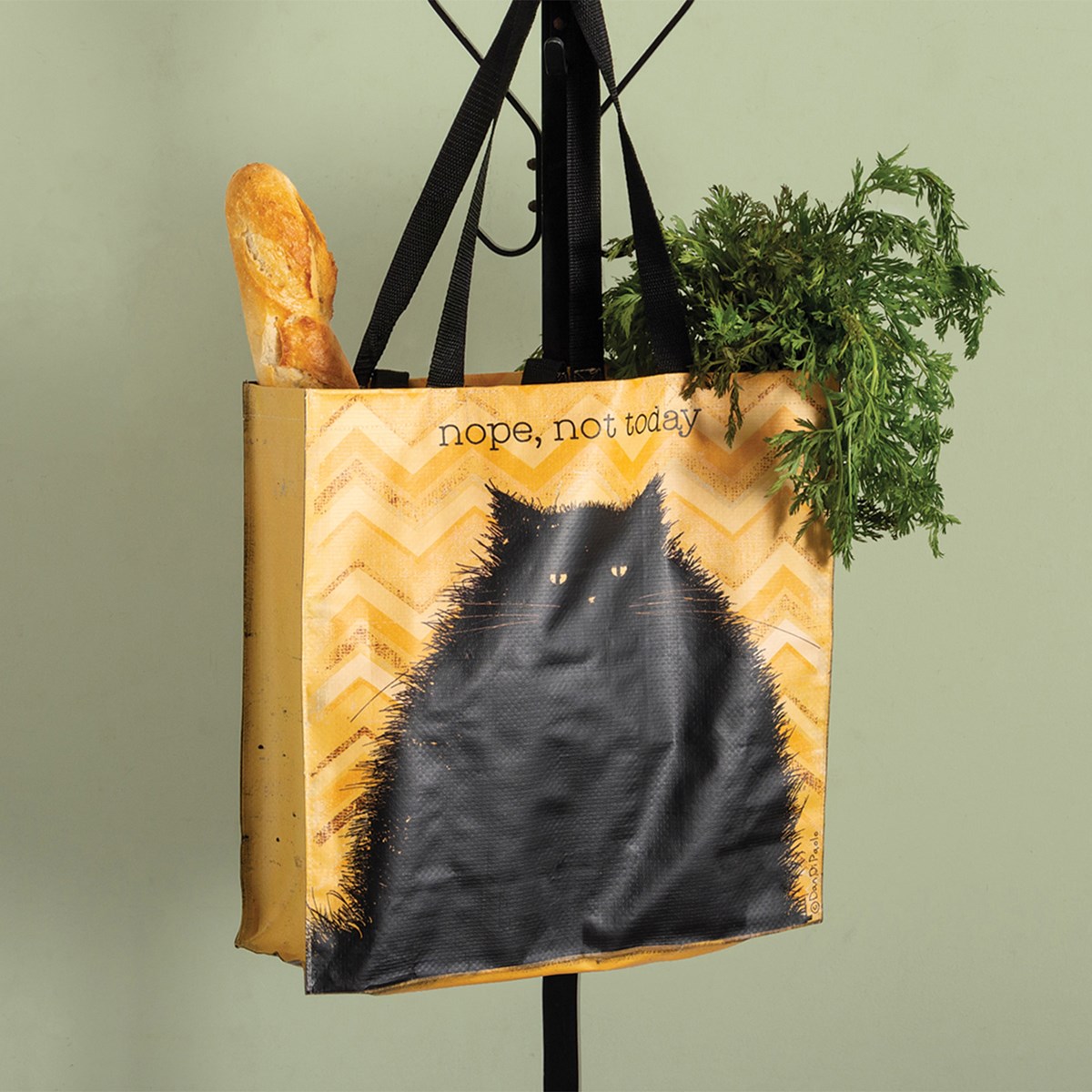 Nope Not Today Market Tote - Post-Consumer Material, Nylon