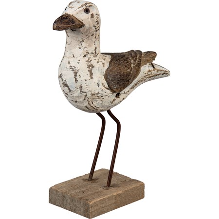 Seagull Sitter - Wood, Metal
