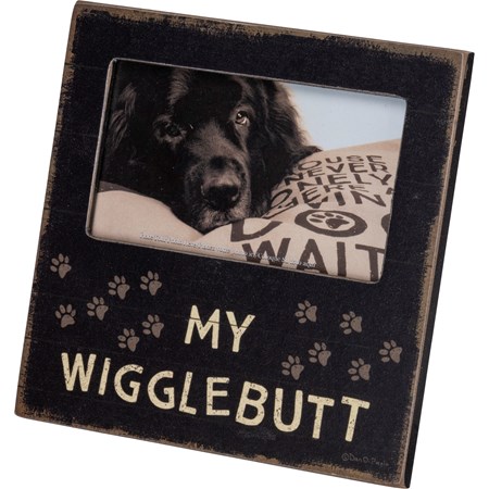 My Wigglebutt Photo Frame - Wood, Paper, Glass, Metal