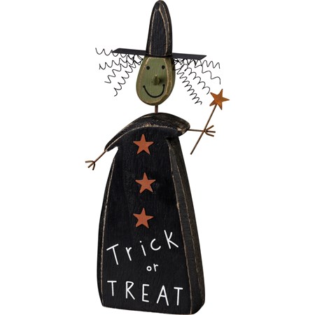 Tricky Witch Chunky Sitter - Wood, Metal, Wire