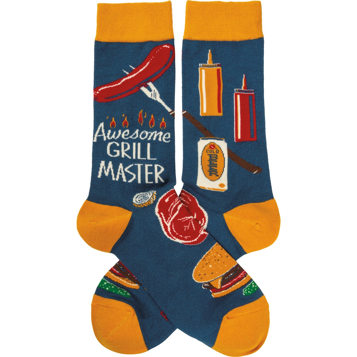 Awesome Grill Master Socks - Cotton, Nylon, Spandex