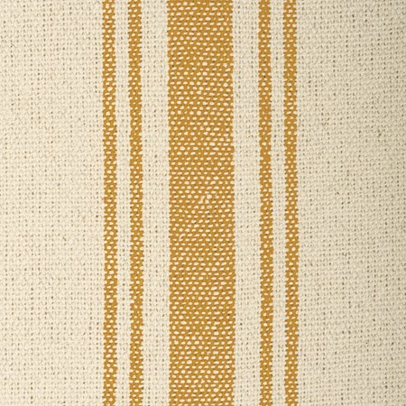 Gold 5 Stripes Cream Fabric - Cotton