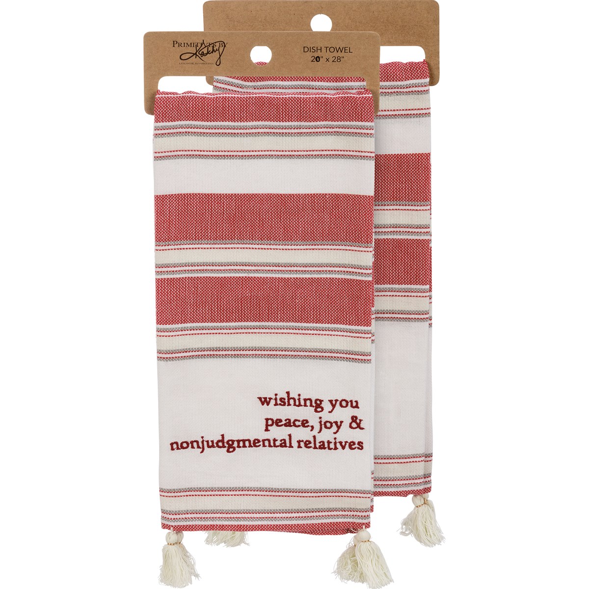 Wishing Nonjudgmental Relatives Kitchen Towel - Cotton