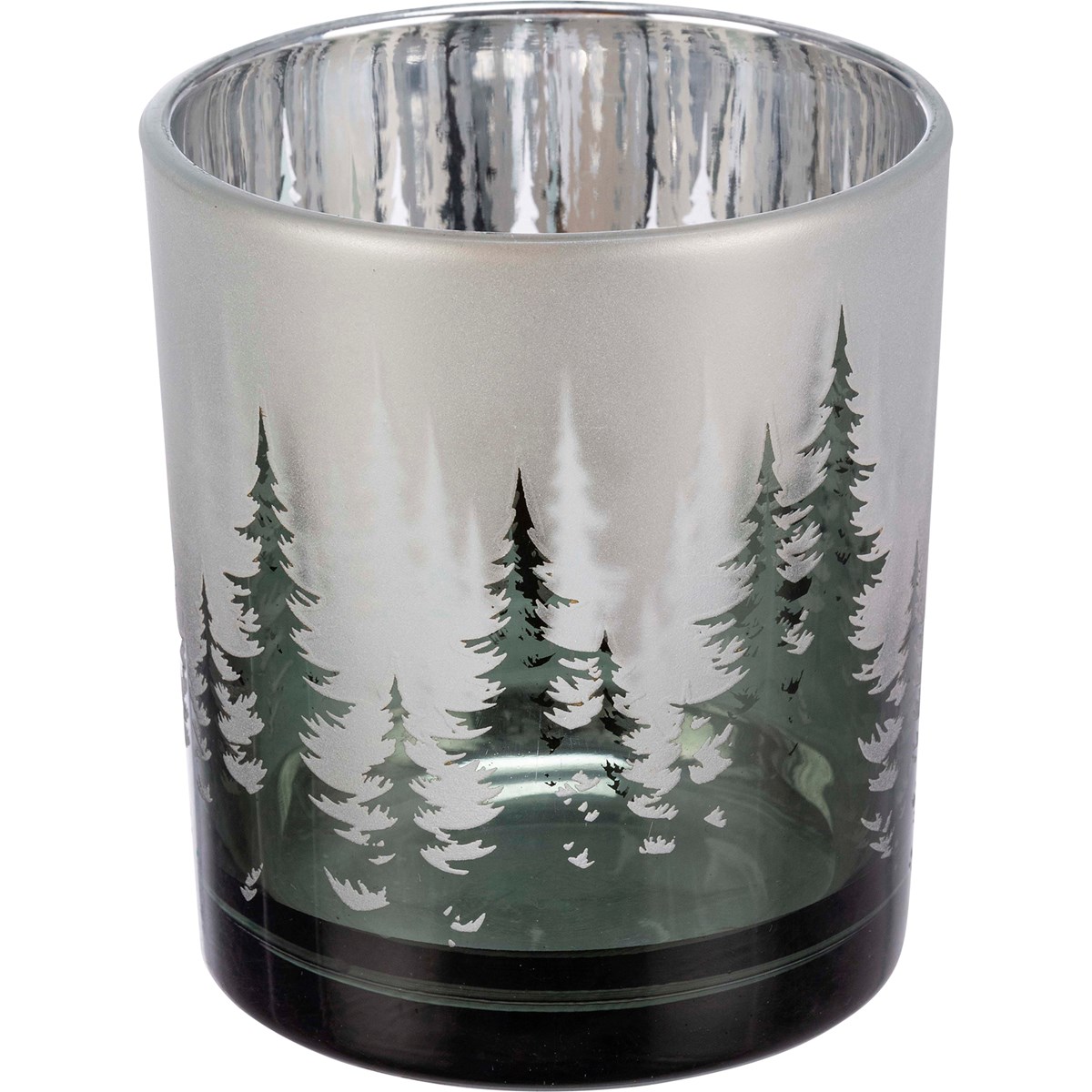Trees Candle Holder Set - Glass
