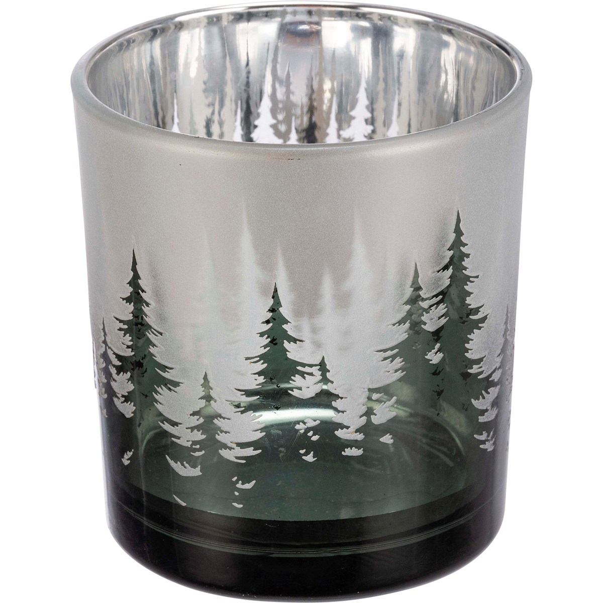 Trees Candle Holder Set - Glass