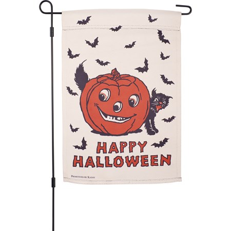 Happy Halloween Garden Flag - Polyester