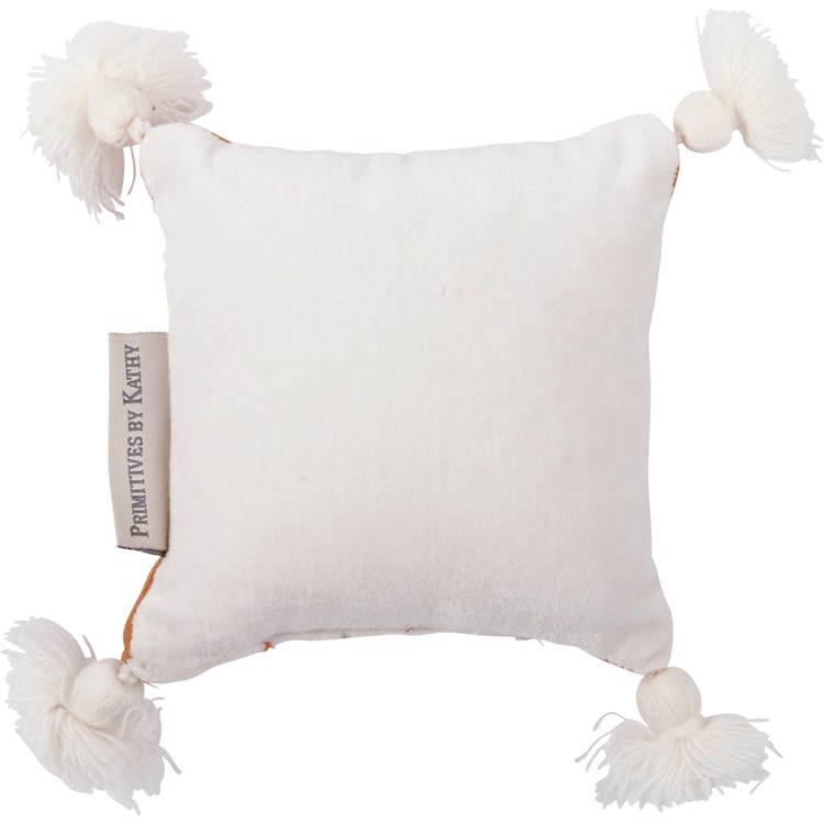 Hello Fall Mini Pillow - Cotton, Velvet