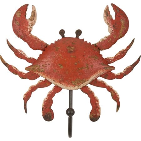 Crab Hook - Wood, Metal