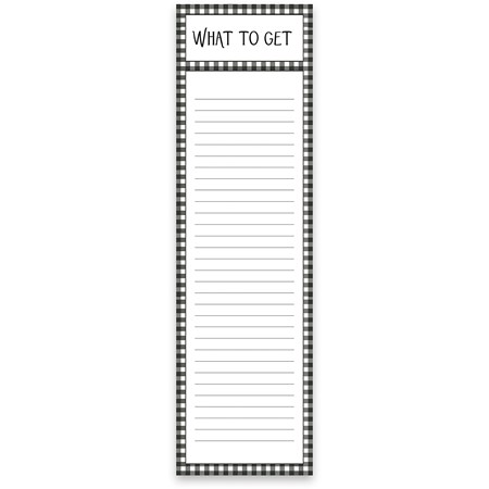 What To Get List Pad - Paper, Magnet