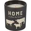 Home Is Where The Herd Is Candle - Soy Wax, Glass, Cotton