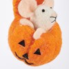 Pumpkin Mouse Critter - Felt, Polyester, Plastic