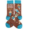 Dad Bod Socks - Cotton, Nylon, Spandex
