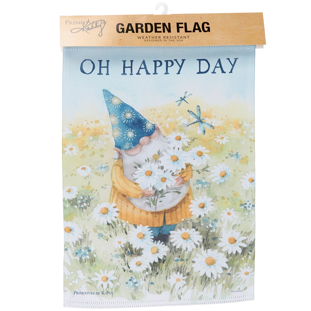 Oh Happy Day Garden Flag - Polyester