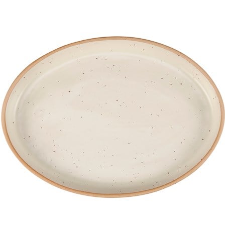 Cream Cottage Platter - Stoneware