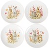 Flower Bunnies Plate Set - Stoneware