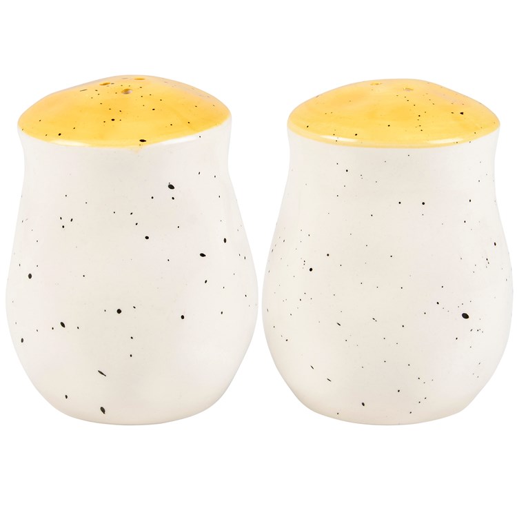 Bee Salt And Pepper Shakers - Stoneware, Plastic