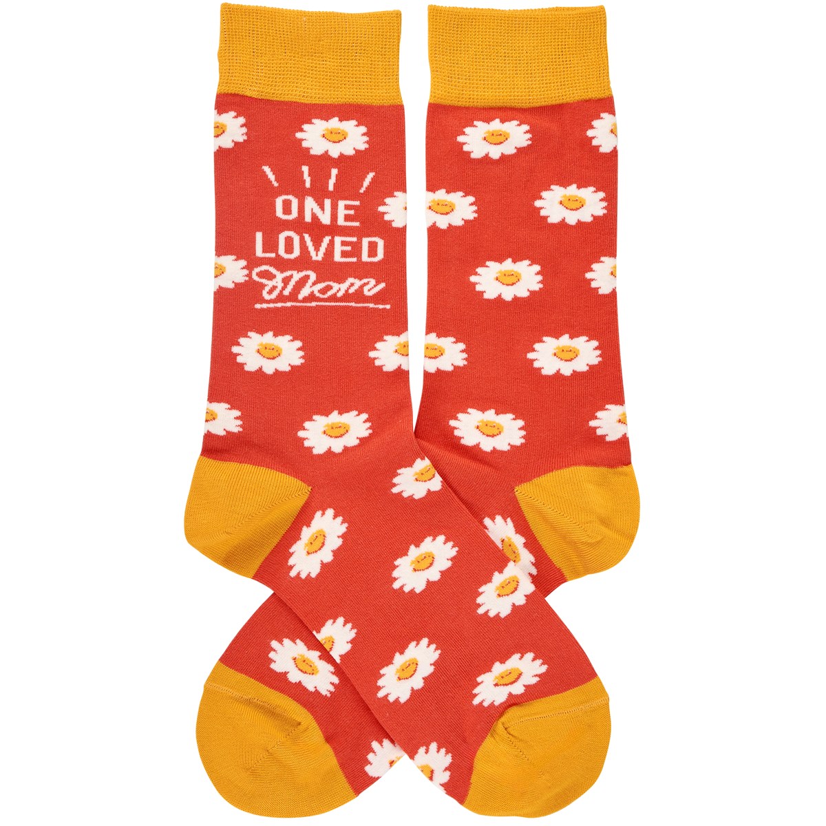 One Loved Mom Socks - Cotton, Nylon, Spandex