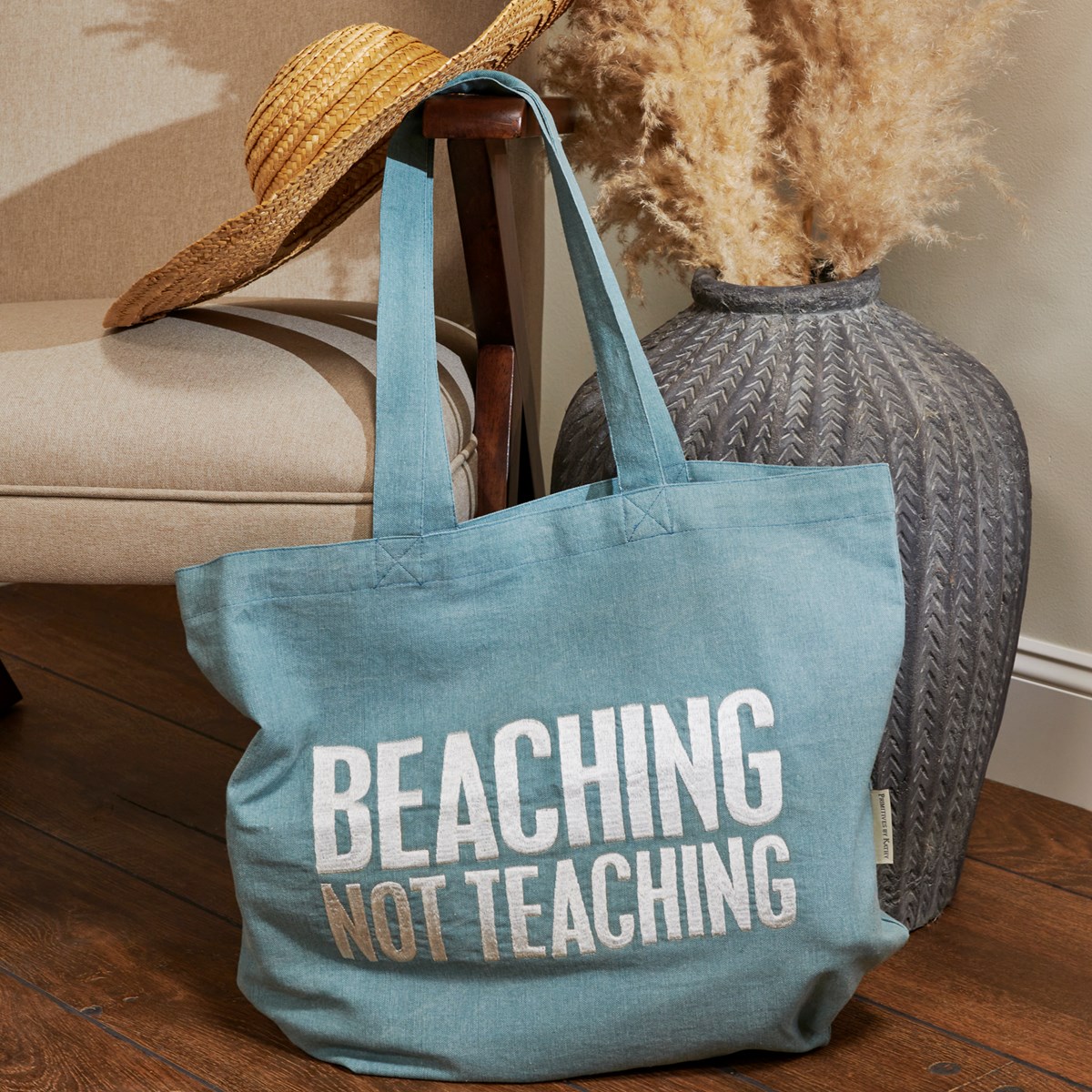 Beaching Not Teaching Tote - Cotton