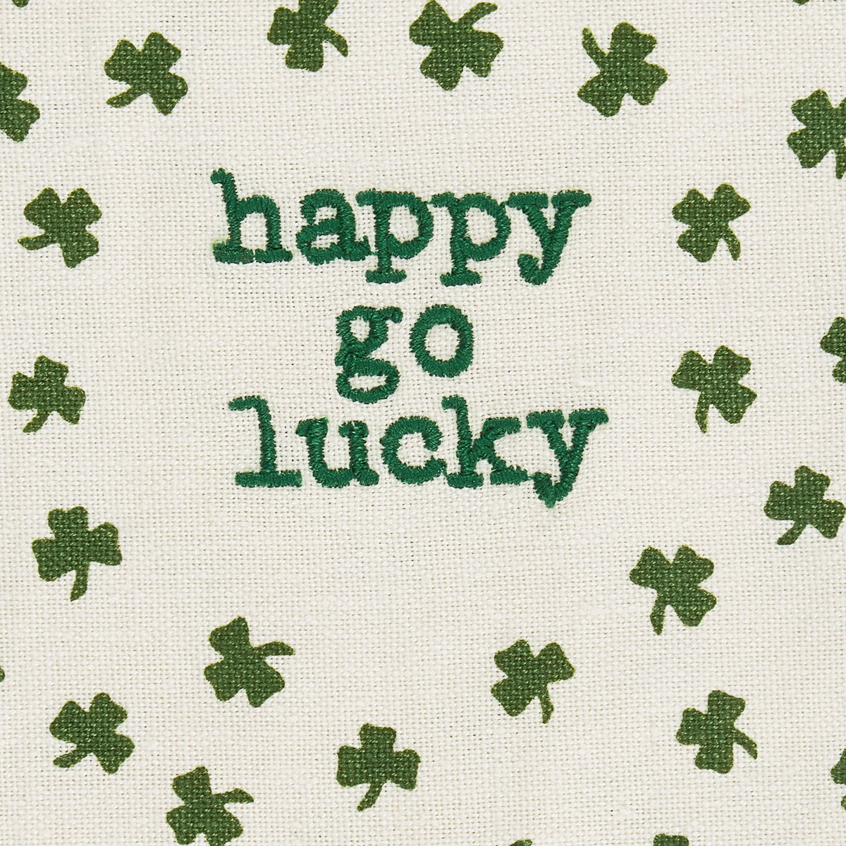 Happy Go Lucky Kitchen Towel - Cotton, Linen
