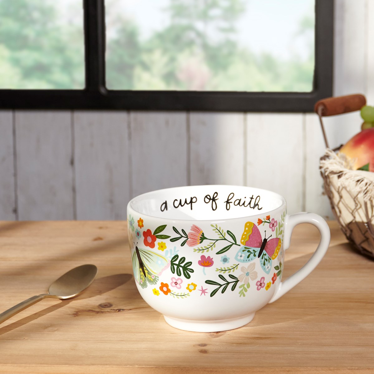 A Cup Of Faith Mug - Stoneware