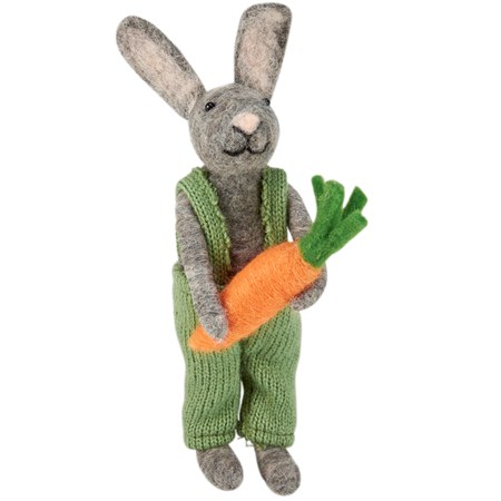 Garden Rabbit Critter - Felt, Polyester, Plastic