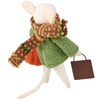 Give Thanks Mouse Critter - Felt, Polyester, Metal, Plastic