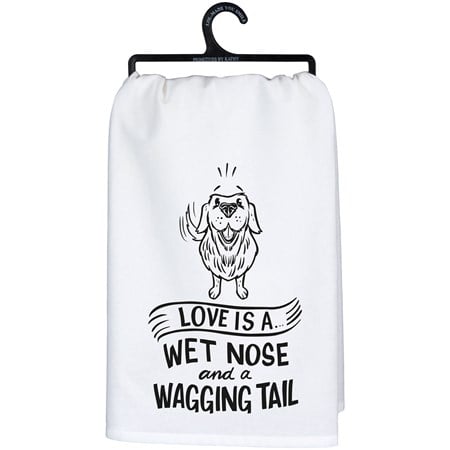 Wagging Tail Kitchen Towel - Cotton