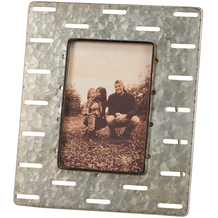 Olive Basket Photo Frame - Metal