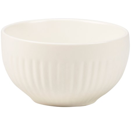 Ribbed Soup Bowl - Stoneware