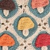 Crochet Mushroom Tote - Cotton