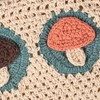 Crochet Mushrooms Wristlet - Cotton, Plastic, Metal