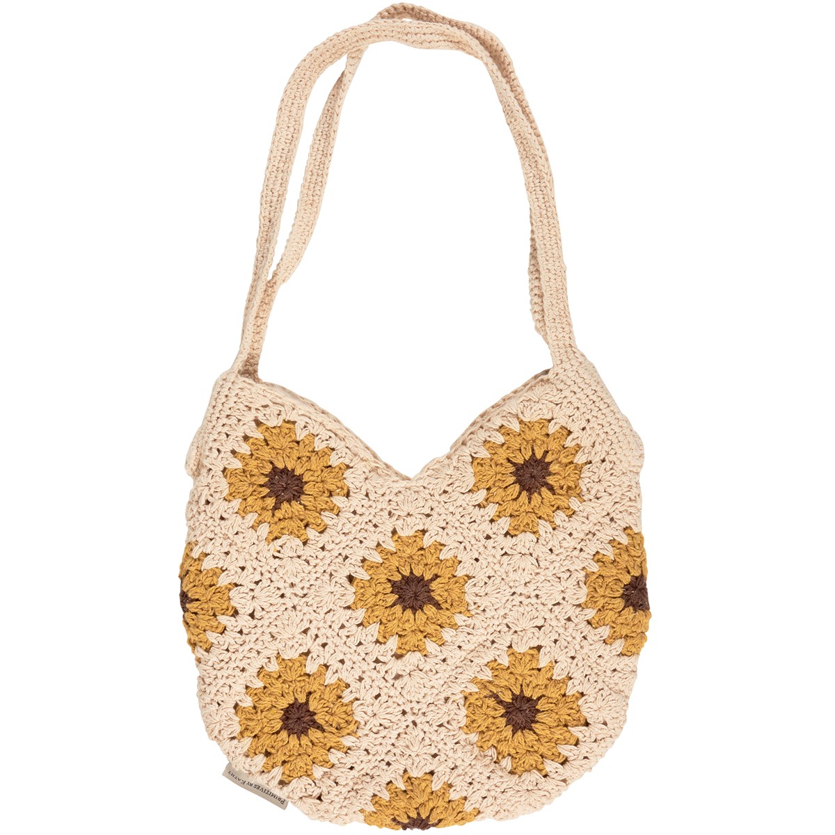 Crochet Sunflower Tote - Cotton