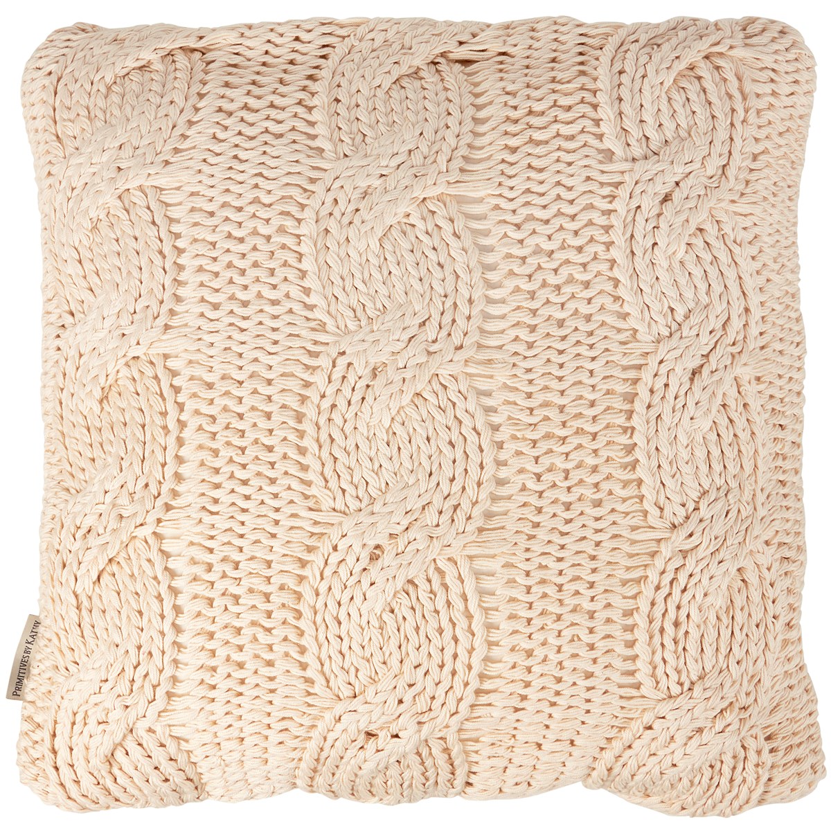 Fisherman's Knit Pillow - Cotton, Zipper