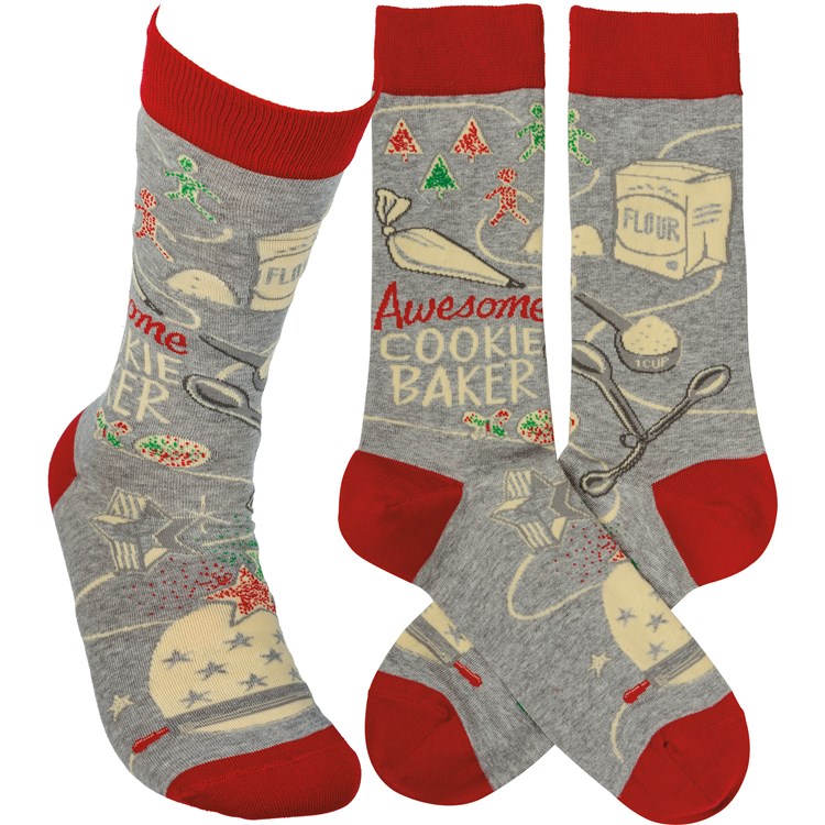 LOL Christmas Socks Quick Pick Kit - Cotton, Nylon, Spandex, Wood