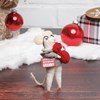 Grammy Mouse Critter - Felt, Polyester, Plastic, Metal, Wire