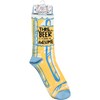This Beer Is Making Me Awesome Socks - Cotton, Nylon, Spandex