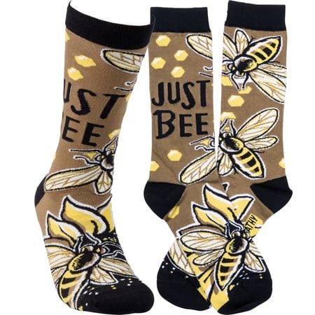 Just Bee Socks - Cotton, Nylon, Spandex 