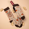 As Long As We Have Wine Holidays Fine Socks - Cotton, Nylon, Spandex