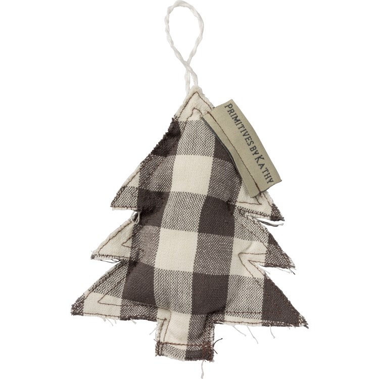 Buffalo Check Tree Ornament - Cotton