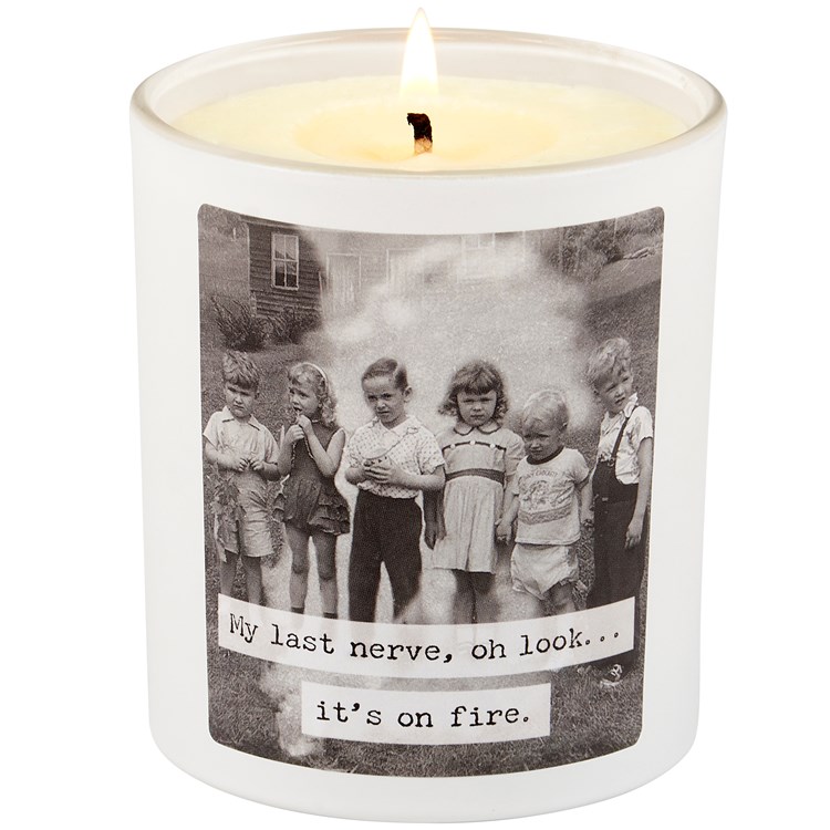 Last Nerve Candle - Soy Wax, Glass, Cotton